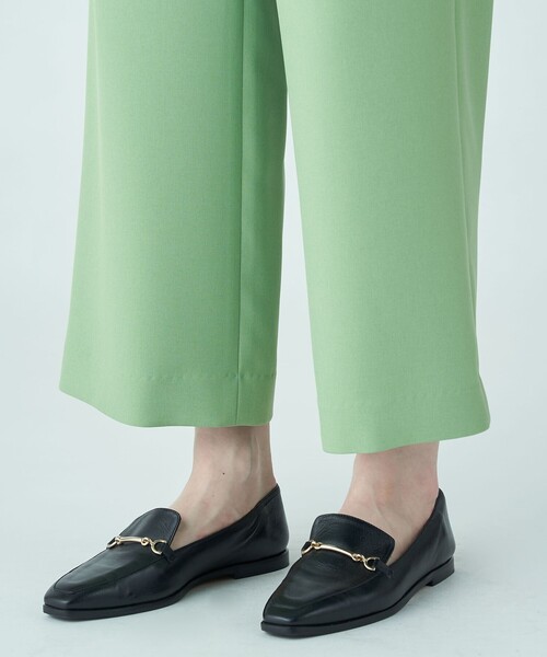 BALLSEY(ボールジィ)の「パウダリーストレッチツイル セミワイドパンツ(その他パンツ・レディース・チャコールグレー/グリーン/ピンク/ホワイト・38/36/34/32)」の14枚目の写真