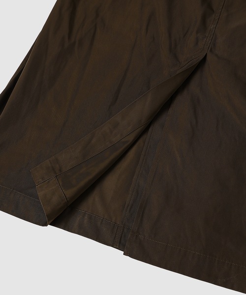 DRIES VAN NOTEN（ドリスヴァンノッテン）の「RANKLES 8210 M.W.COAT KHAKI（ステンカラーコート・メンズ・カーキ・M/S）」の4枚目の写真