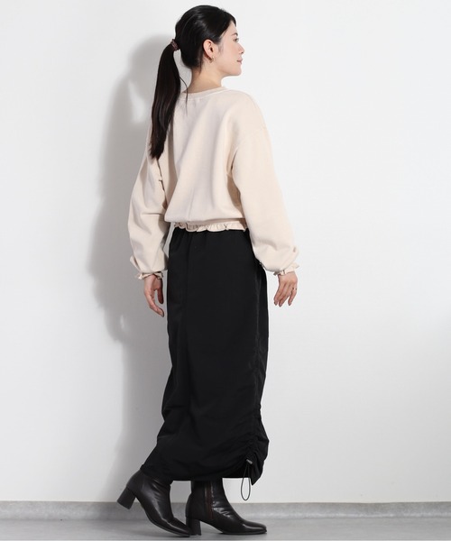 cepo(セポ)の「フリルピグメントスウェット(スウェット・レディース・ライム/チャコール/ラベンダー/ベージュ・M)」の22枚目の写真