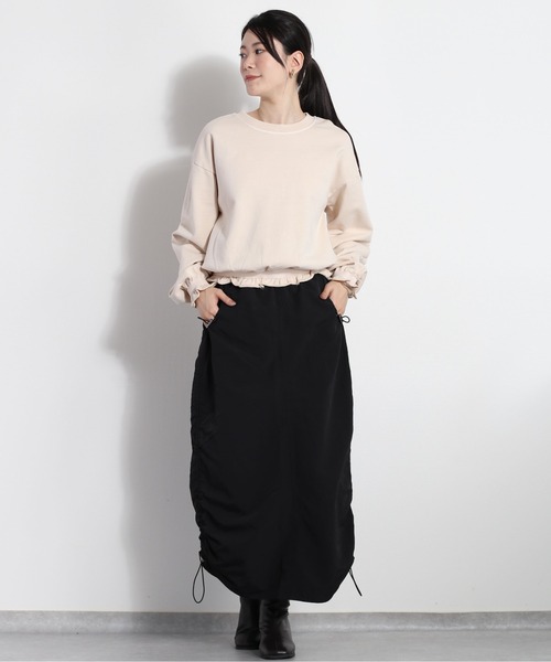 cepo(セポ)の「フリルピグメントスウェット(スウェット・レディース・ライム/チャコール/ラベンダー/ベージュ・M)」の20枚目の写真