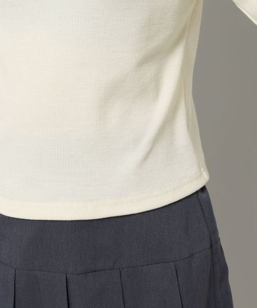 3.3 Field Trip （3.3フィールドトリップ）の「3.3 Field Trip／ラインロングスリーブT 2100058（Tシャツ/カットソー・レディース・アイボリー/ブラック・FREE）」の14枚目の写真