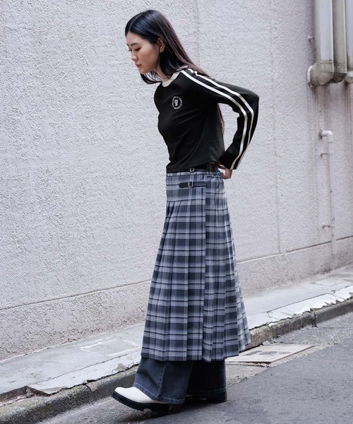 3.3 Field Trip （3.3フィールドトリップ）の「3.3 Field Trip／ラインロングスリーブT 2100058（Tシャツ/カットソー・レディース・アイボリー/ブラック・FREE）」の19枚目の写真