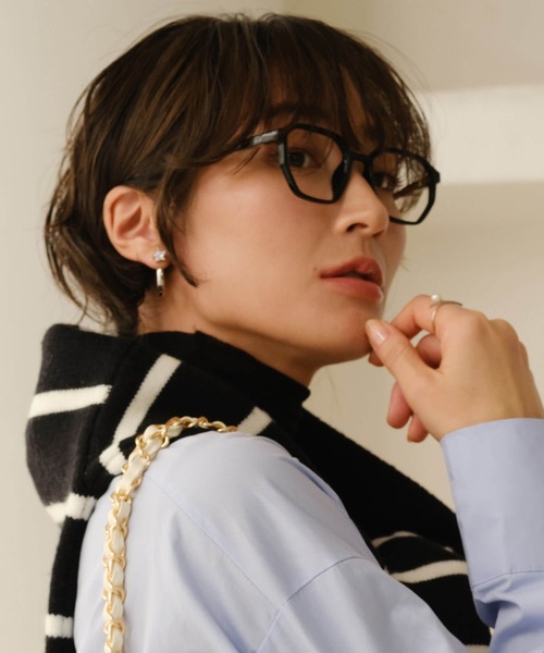 ANOH（アノー）の「スタービジューフープピアス（ピアス（両耳用）・レディース・ゴールド/シルバー・FREE）」の11枚目の写真