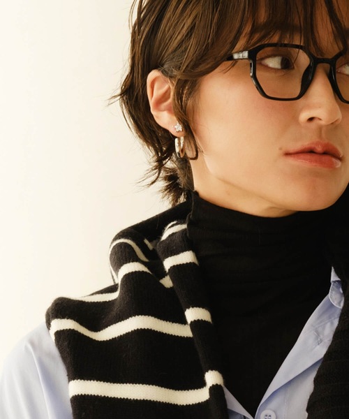 ANOH（アノー）の「スタービジューフープピアス（ピアス（両耳用）・レディース・ゴールド/シルバー・FREE）」の15枚目の写真