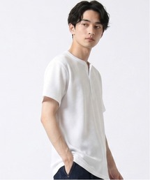 JEMORGAN | 【JEMORGAN / ジェーイーモーガン】ワッフルヘンリーネック　パック入り半袖Tシャツ(Tシャツ/カットソー)
