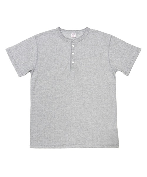 JEMORGAN（ジェーイーモーガン）の「【JEMORGAN / ジェーイーモーガン】ワッフルヘンリーネック　パック入り半袖Tシャツ（Tシャツ/カットソー・メンズ・ネイビー/ホワイト/ブラック/カーキ/ナチュラル/杢グレー・M/L/XL）」の10枚目の写真