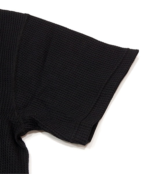 JEMORGAN（ジェーイーモーガン）の「【JEMORGAN / ジェーイーモーガン】ワッフルヘンリーネック　パック入り半袖Tシャツ（Tシャツ/カットソー・メンズ・ネイビー/ホワイト/ブラック/カーキ/ナチュラル/杢グレー・M/L/XL）」の7枚目の写真