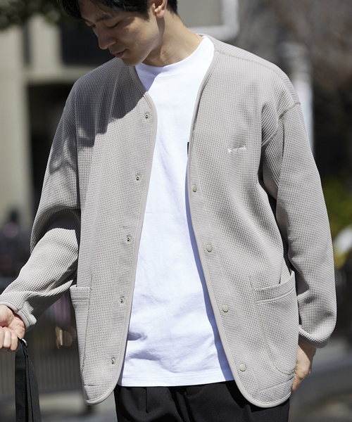 24SS 極美品 スノーピーク レリューム 別注 ドライワッフルカーディガン 黒 24SS 極美品 スノーピーク レリューム 別注 ドライワッフル