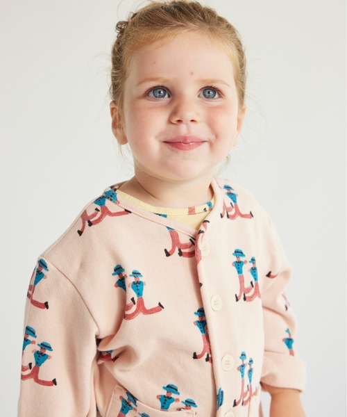 【セール】Baby Dancing Giants all over buttoned sweatshirt（カーディガン/ボレロ）｜BOBO CHOSES（ボボショーズ）