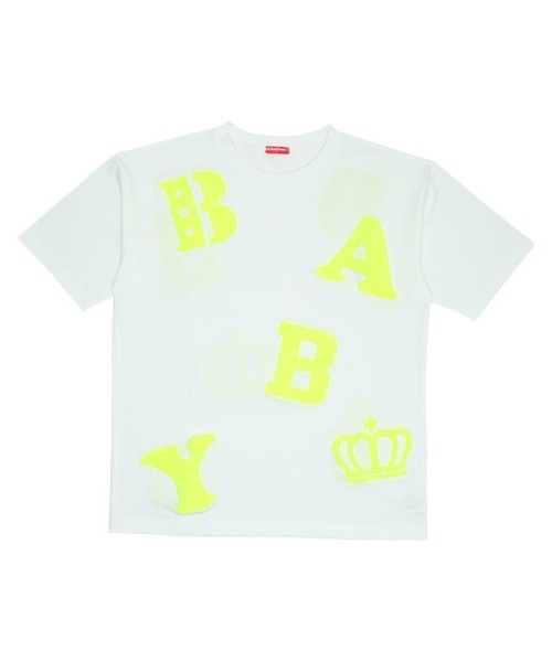 BABYDOLL(ベビードール)の「親子お揃い サガラロゴ Tシャツ 9213A(Tシャツ/カットソー・レディース・ブラック/ホワイト/ブラック系その他・S/M/L/XL)」の2枚目の写真