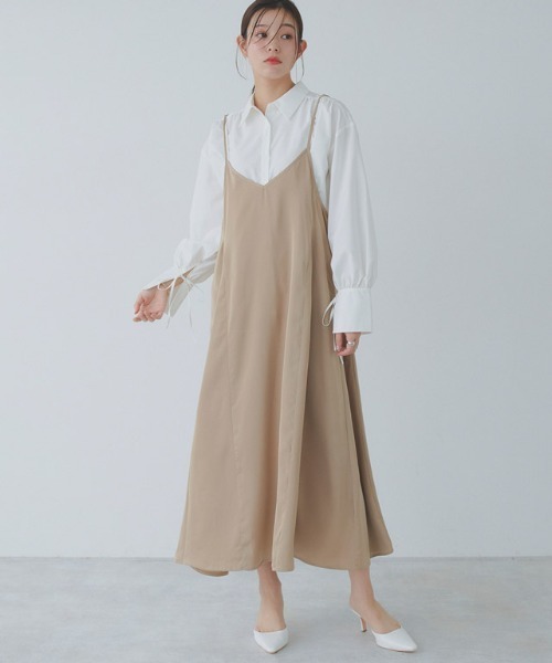 Pierrot(ピエロ)の「ボリュームスリーブ袖リボンシャツ(シャツ/ブラウス・レディース・オフホワイト/ライトイエロー/ストライプ・M/L)」の21枚目の写真
