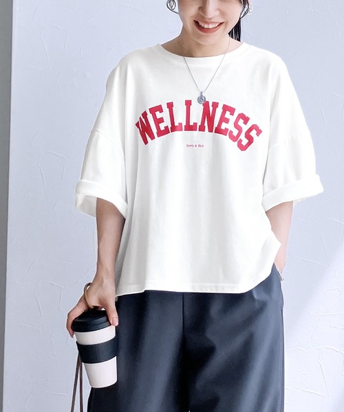 reca（レカ）の「ロゴプリントTシャツ（Tシャツ/カットソー・レディース・ブラック/グレー/ホワイト/ホワイト系その他・FREE）」の21枚目の写真