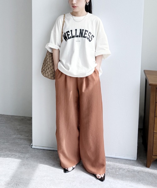 reca(レカ)の「【ZOZOTOWN限定】ロゴプリントTシャツ(Tシャツ/カットソー・レディース・ブラック/グレー/ホワイト/ホワイト系その他/グリーン・FREE)」の20枚目の写真