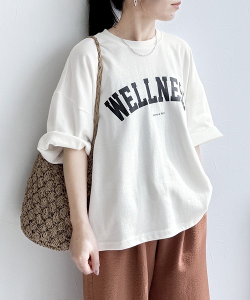 reca(レカ)の「【ZOZOTOWN限定】ロゴプリントTシャツ(Tシャツ/カットソー・レディース・ブラック/グレー/ホワイト/ホワイト系その他/グリーン・FREE)」の21枚目の写真