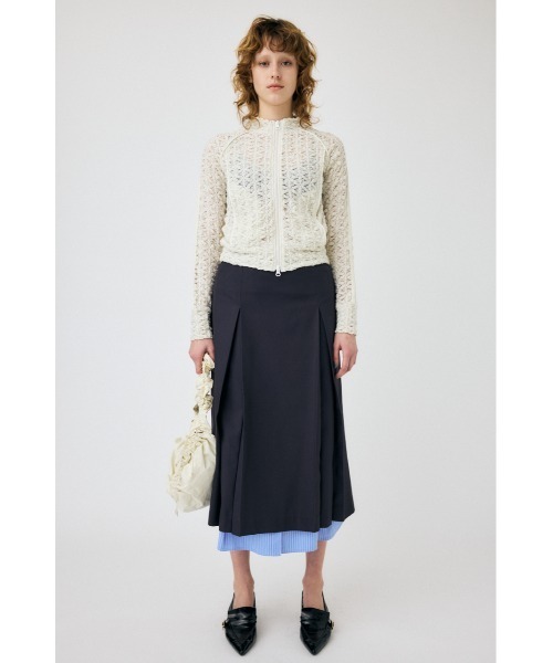 MOUSSY（マウジー）の「BUMPY LACE トラックジャケット（パーカー・レディース・ブラック/ブルー/ホワイト・FREE）」の20枚目の写真