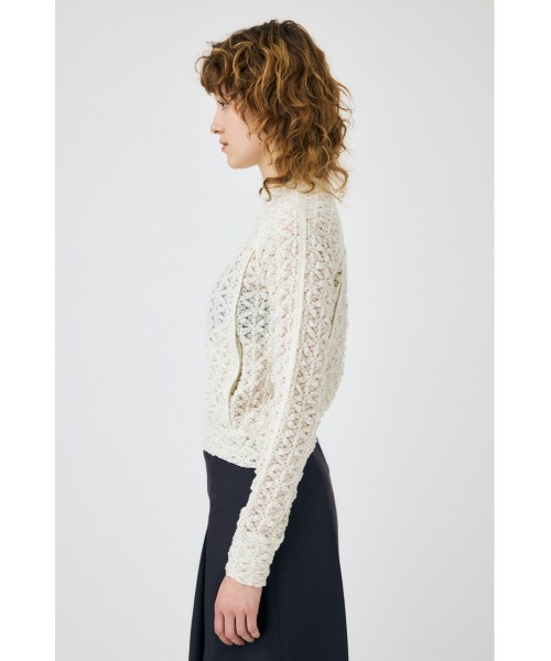 MOUSSY（マウジー）の「BUMPY LACE トラックジャケット（パーカー・レディース・ブラック/ブルー/ホワイト・FREE）」の21枚目の写真