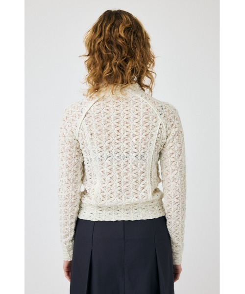 MOUSSY（マウジー）の「BUMPY LACE トラックジャケット（パーカー・レディース・ブラック/ブルー/ホワイト・FREE）」の22枚目の写真