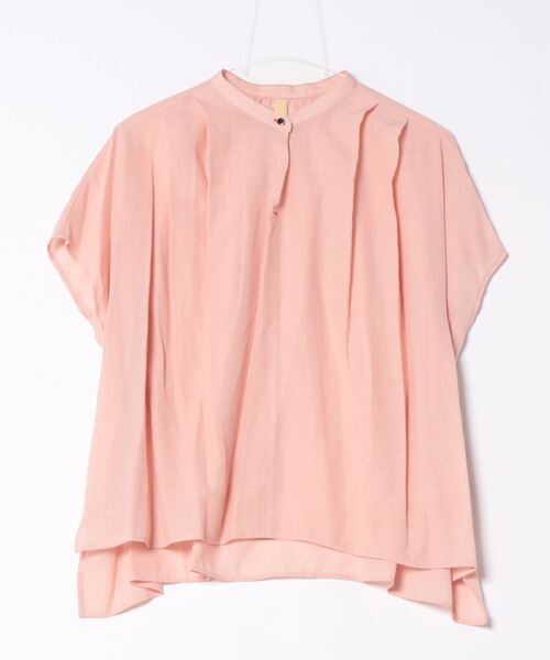 Q（キュー）の「シアーレーヨンスキッパーシャツ（シャツ/ブラウス・レディース・ピンク/ブラック/ベージュ/バーガンディー/マスタード・MEDIUM）」の14枚目の写真