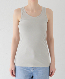 OPEN-NECK TANK トップス