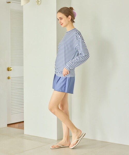 FREAK'S STORE(フリークスストア)の「限定展開 ボーダーラッシュガード付ビキニ3Pセット(水着・スイムウェア)(水着・レディース・ブラック/ベージュ/グリーン/レッド/ブルー・MEDIUM/SMALL)」の17枚目の写真