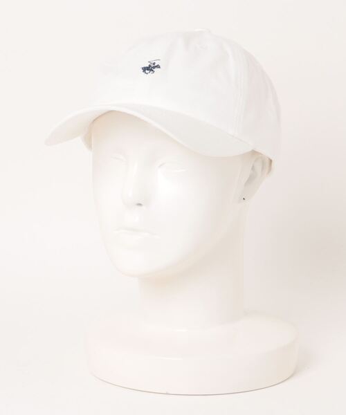 BEVERLY HILLS POLO CLUB（ビバリーヒルズポロクラブ）の「【Beverly Hills Polo Club/ビバリーヒルズポロクラブ】ポニー刺繍ロゴ タイプライターキャップ（キャップ・メンズ・ブラック/ネイビー/ベージュ/ホワイト・FREE）」の17枚目の写真