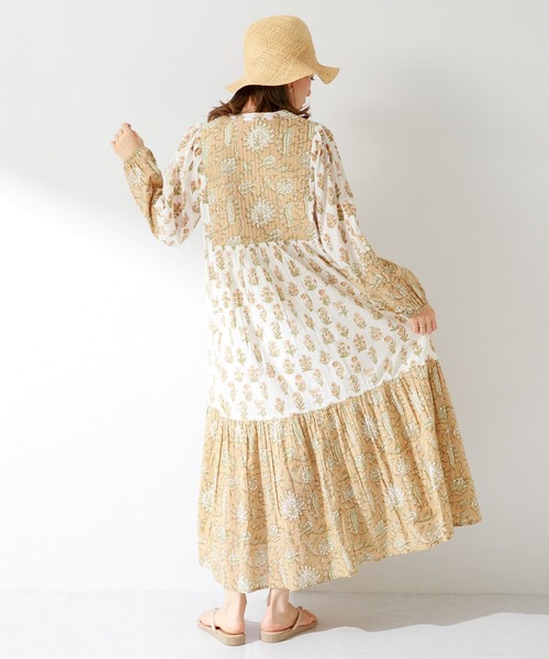【美品】URBAN RESEARCH　パネルプリントワンピース：ヌキテパ URBAN RESEARCH Sonny Label（アーバンリサーチサニーレーベル
