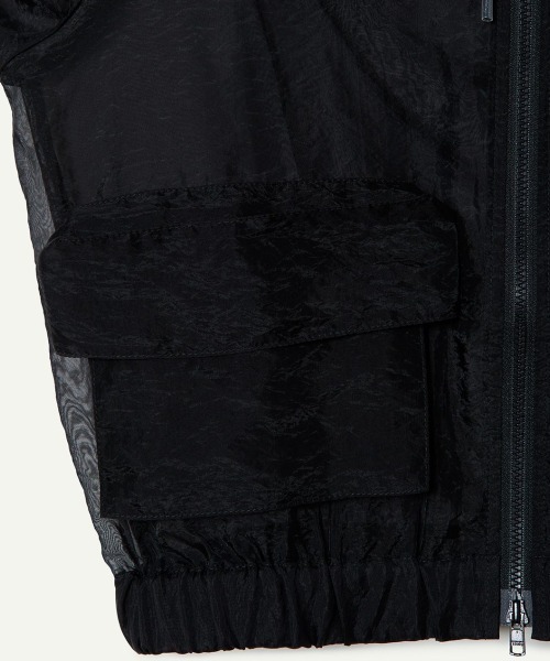 【LEINWANDE】Short Wool Blouson ◎SALE セール】Short Sheer Blouson（ブルゾン）｜leinwande（ライン