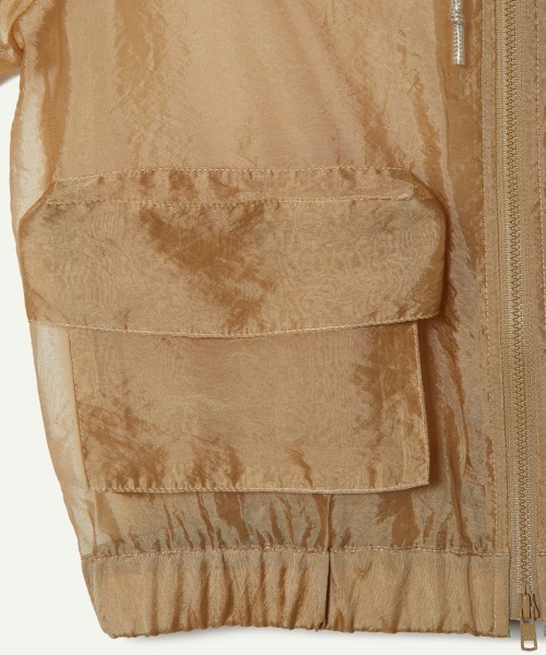 【LEINWANDE】Short Wool Blouson ◎SALE セール】Short Sheer Blouson（ブルゾン）｜leinwande（ライン