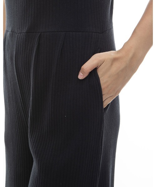 BILLABONG(ビラボン)の「BILLABONG レディース 【CHILLWEAR】 RIB SALOPETTE ドレス 【2024年春夏モデル】/ビラボンフレアシルエットサロペット(サロペット/オーバーオール・レディース・アイボリー/ブラック・MEDIUM)」の14枚目の写真