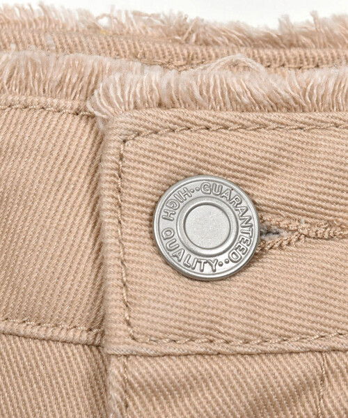 ZIDDY（ジディ）の「裾切り替えフリンジスカパン(130~160cm)（スカート・キッズ・ネイビー/ブラウン・FREE/130cm/140cm/150cm）」の5枚目の写真