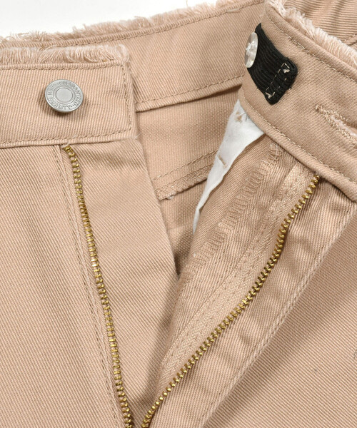 ZIDDY（ジディ）の「裾切り替えフリンジスカパン(130~160cm)（スカート・キッズ・ネイビー/ブラウン・FREE/130cm/140cm/150cm）」の3枚目の写真