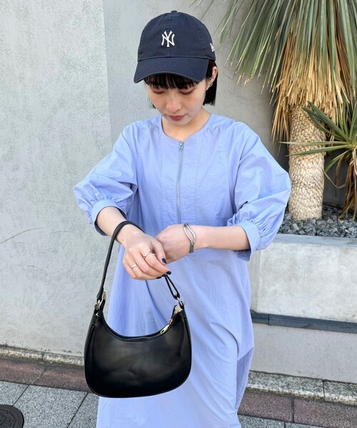 fredy emue（フレディエミュ）の「タイプライターハーフZIPワンピース（ワンピース・レディース・カーキ/サックスブルー/ブラック・38）」の11枚目の写真