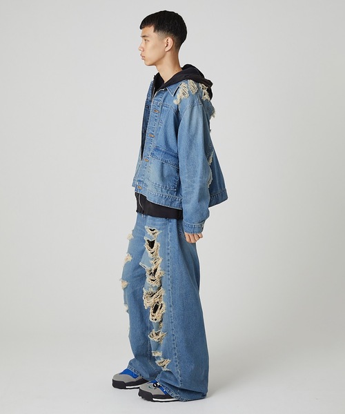 DISCOVERED（ディスカバード）の「BORO DENIM BLOUSON（デニム