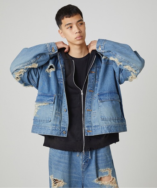 BORO DENIM BLOUSON（デニムジャケット）｜DISCOVERED