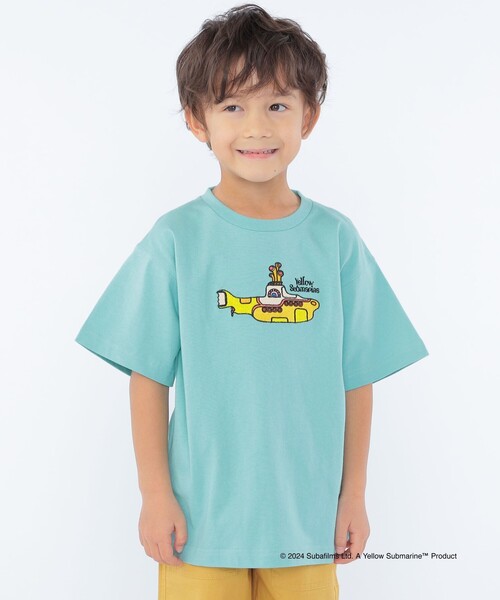 The Beatles（ザビートルズ）の「SHIPS KIDS:100～130cm / 〈家族おそろい〉【THE BEATLES】TEE（Tシャツ/カットソー・キッズ・オフホワイト/スカイブルー/ベージュ/ネイビー・100/110/120/130）」の3枚目の写真
