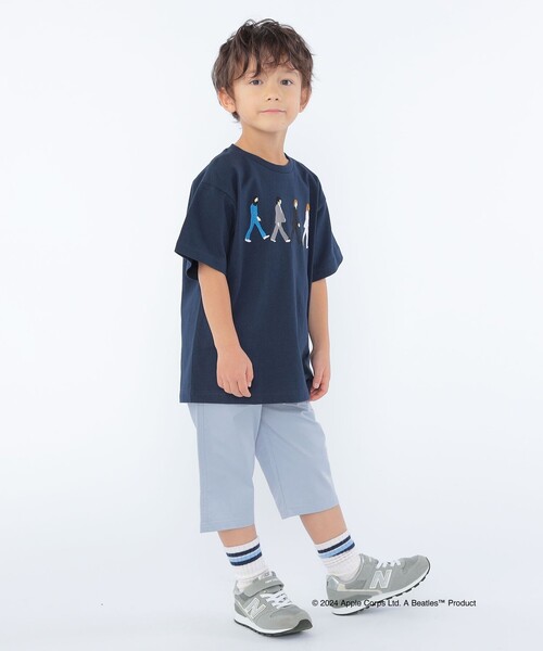 The Beatles（ザビートルズ）の「SHIPS KIDS:100～130cm / 〈家族おそろい〉【THE BEATLES】TEE（Tシャツ/カットソー・キッズ・オフホワイト/スカイブルー/ベージュ/ネイビー・100/110/120/130）」の11枚目の写真