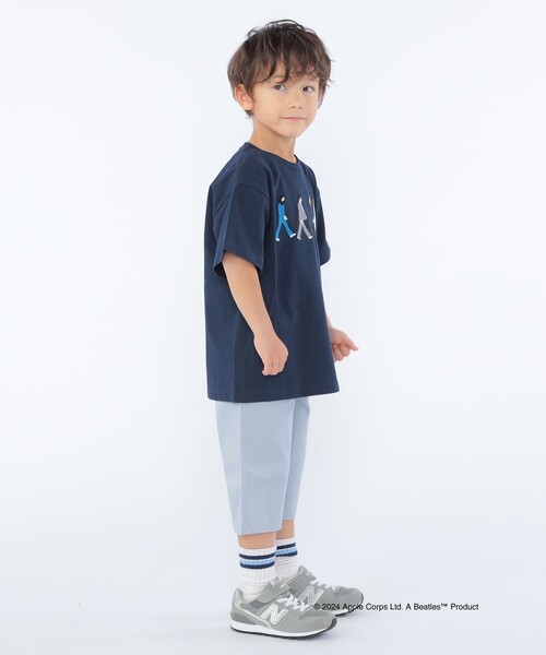 The Beatles（ザビートルズ）の「SHIPS KIDS:100～130cm / 〈家族おそろい〉【THE BEATLES】TEE（Tシャツ/カットソー・キッズ・オフホワイト/スカイブルー/ベージュ/ネイビー・100/110/120/130）」の12枚目の写真