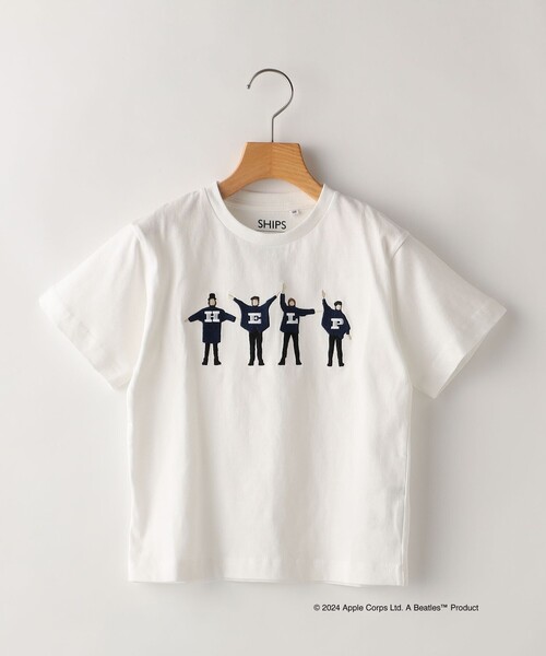 The Beatles（ザビートルズ）の「SHIPS KIDS:100～130cm / 〈家族おそろい〉【THE BEATLES】TEE（Tシャツ/カットソー・キッズ・オフホワイト/スカイブルー/ベージュ/ネイビー・100/110/120/130）」の15枚目の写真