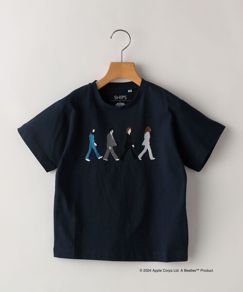 The Beatles（ザビートルズ）の「SHIPS KIDS:100～130cm / 〈家族おそろい〉【THE BEATLES】TEE（Tシャツ/カットソー・キッズ・オフホワイト/スカイブルー/ベージュ/ネイビー・100/110/120/130）」の18枚目の写真