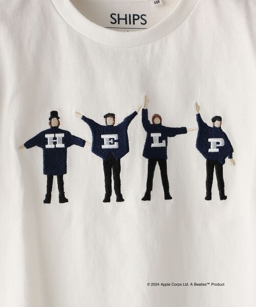 3【希少　ビートルズ　Tシャツ「Beatles For Sale」】Ships WEB限定】SHIPS: THE BEATLES ヴィンテージライク エンブロイ