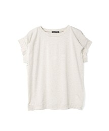 mizuiro ind フリルスリーブクルーネックプルオーバー