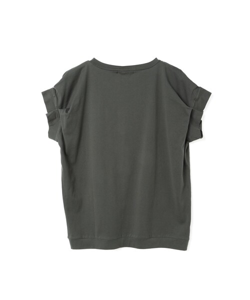 mizuiroind(ミズイロインド)の「mizuiro ind フリルスリーブクルーネックプルオーバー(Tシャツ/カットソー・レディース・キナリ/オフホワイト/グレー/ブラック/ブルー・FREE)」の22枚目の写真