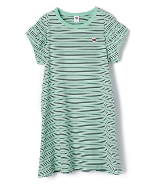 雑誌掲載品☆セール さわやかボーダー柄 ワンピース Sawa a la mode レディース ワンピース 紺 ネイビー 羽織り
