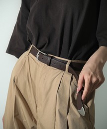 Monocoro toppi | 合皮 ベルト 28mm ヴィンテージ風 スクエア バックル(ベルト)