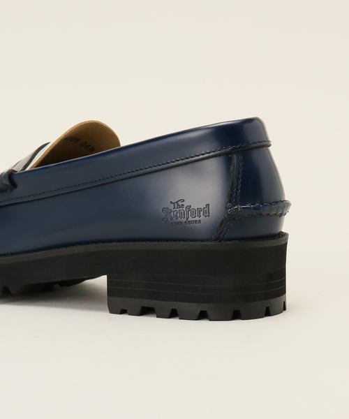 The Kenford Fineshoes（ケンフォードファインシューズ）の「【THE KENFORD FINESHOES】TANK SOLE LOAFERS：ローファー（ローファー・レディース・ブラウン/ネイビー・24cm/23cm/23.5cm/24.5cm）」の6枚目の写真