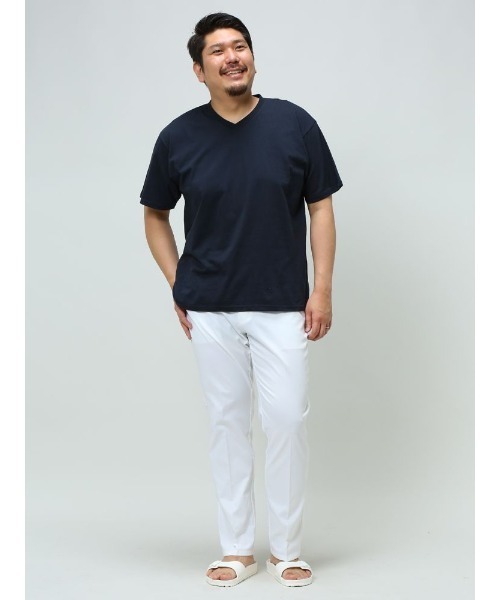 salsation VネックTシャッSサイズ アーガイルリンクスジャガードVネックT｜メンズファッション通販