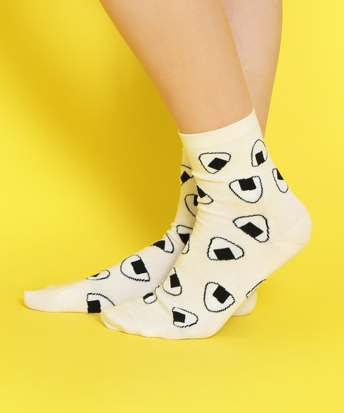 PUNYUS（プニュズ）の「フード総柄ソックス（ソックス/靴下・レディース・レッド/ブラウン/ブラック・FREE）」の8枚目の写真