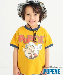 BREEZE（ブリーズ）の「【リンク】ポパイ(TM)コラボリンガーTシャツ（Tシャツ/カットソー・キッズ）」