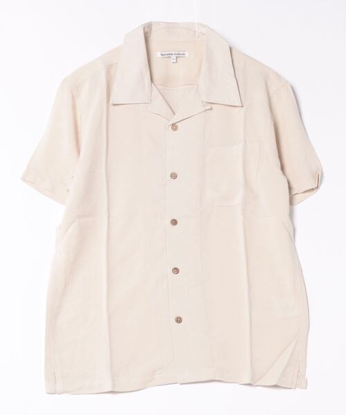 STYLEBLOCK（スタイルブロック）の「レーヨンオープンカラーシャツ（シャツ/ブラウス・メンズ・ピンク/ネイビー/カーキ/アイボリー・M/L/LL）」の6枚目の写真