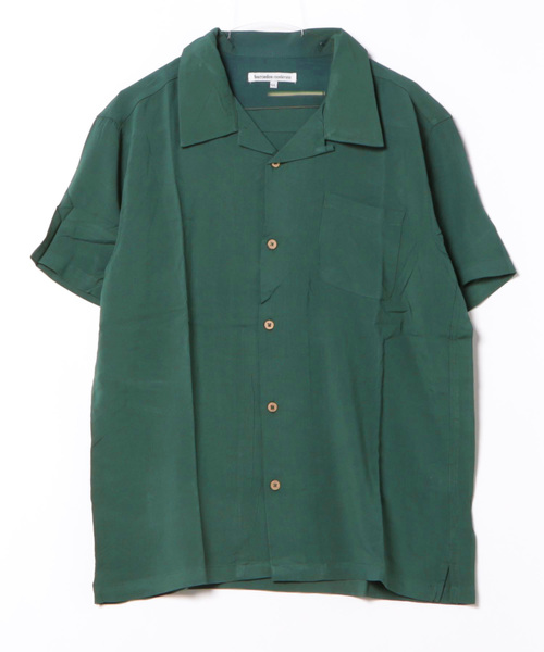 STYLEBLOCK（スタイルブロック）の「レーヨンオープンカラーシャツ（シャツ/ブラウス・メンズ・ピンク/ネイビー/カーキ/アイボリー・M/L/LL）」の7枚目の写真